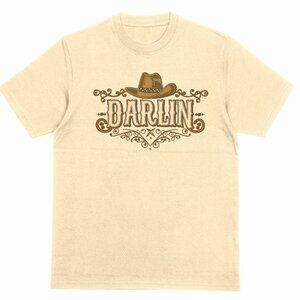 Darlin' Women's T-shirt Tan Cotton Blend